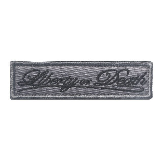 Incool - LIBERTY OR DEATH Morale Patch Hook & Loop